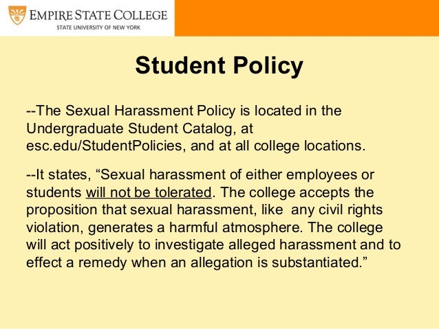 student orientation on sexual harassment Ass in bed